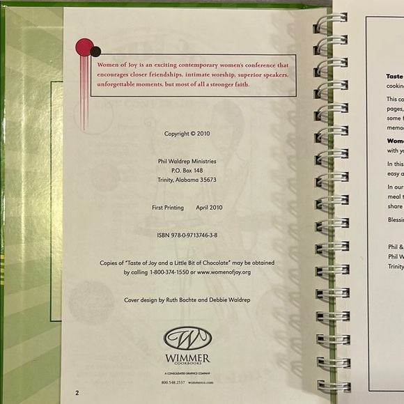 Taste of Joy Cook Book - Picture 5 of 7